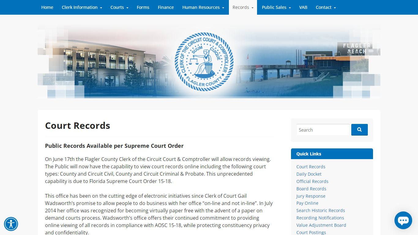 Court Records – Flagler County Clerk of the Circuit Court & Comptroller
